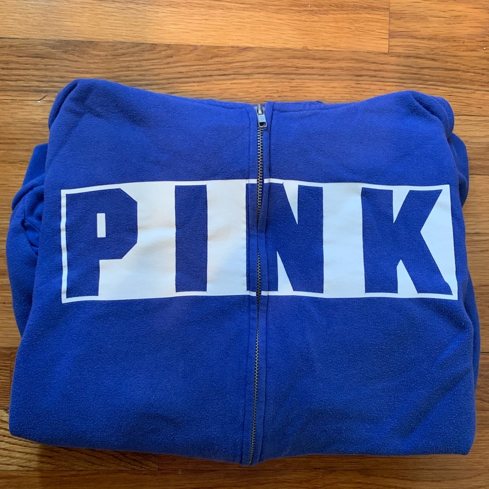 PINK zip-up sweatshirt